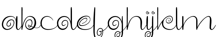 Spiraloz-Regular Font LOWERCASE