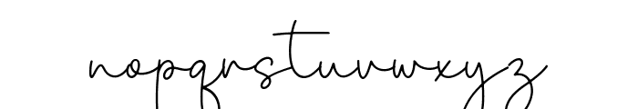 Spirited Notes Font LOWERCASE