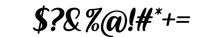 Splant Italic Font OTHER CHARS