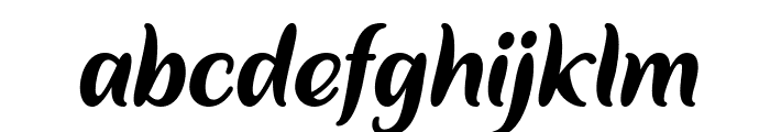 Splant Italic Font LOWERCASE
