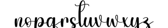 Splash Christmas Font LOWERCASE