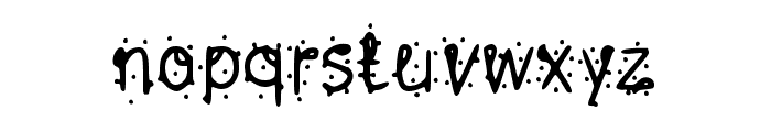 Splatter Splash Regular Font LOWERCASE