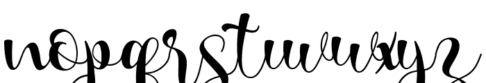 Splendid Script Font LOWERCASE