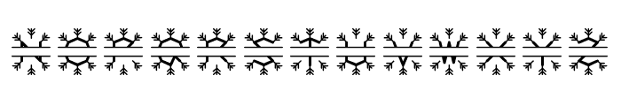 Split Monogram Christmas Font UPPERCASE
