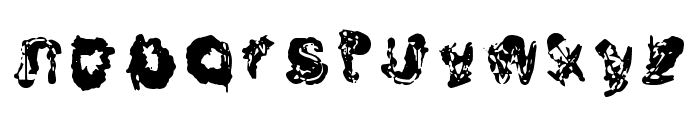 Split Regular Font LOWERCASE