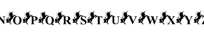 Split Unicorn Monogram Font LOWERCASE