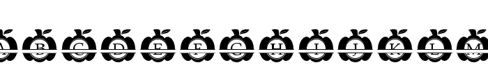 SplitPumpkinMonogram Font LOWERCASE