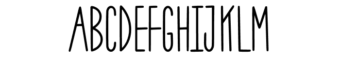 Splithigh Font UPPERCASE