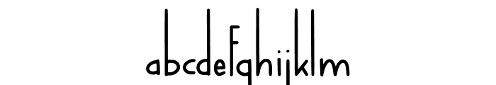 Splithigh Font LOWERCASE