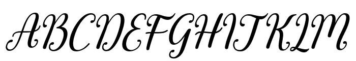 Spohia Romantic Font UPPERCASE