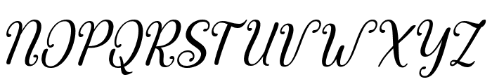 Spohia Romantic Font UPPERCASE