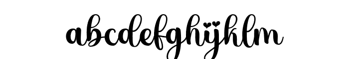 Spoiled Girl Regular Font LOWERCASE