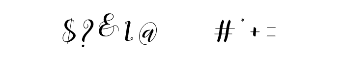 SpoiledGirl-Italic Font OTHER CHARS
