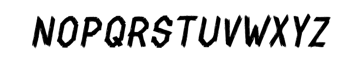 Spookhaus Italic Font LOWERCASE