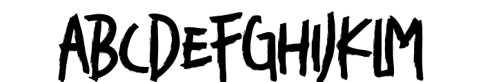 Spooktrikk Font UPPERCASE