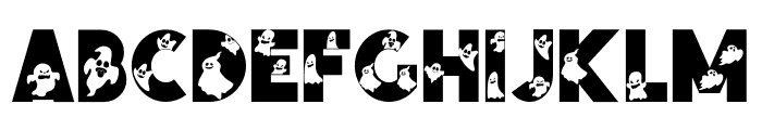 Spooky Boo Font LOWERCASE