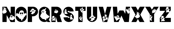 Spooky Boo Font LOWERCASE