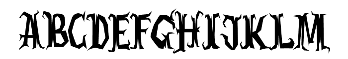 Spooky BrancH Font UPPERCASE