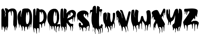 Spooky Christmas Font LOWERCASE