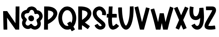 Spooky Flower Font LOWERCASE