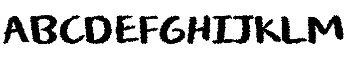 Spooky Fright Font UPPERCASE