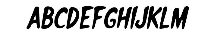 Spooky Fun Italic Font LOWERCASE