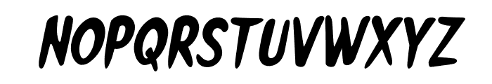 Spooky Fun Italic Font LOWERCASE