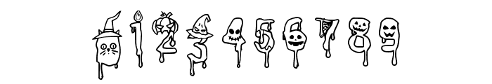 Spooky Ghost Regular Font OTHER CHARS