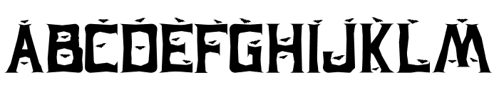 Spooky Ghost Font LOWERCASE