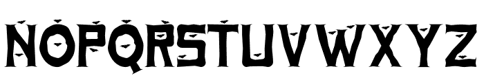 Spooky Ghost Font LOWERCASE