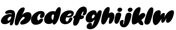 Spooky Gnome Italic Font LOWERCASE