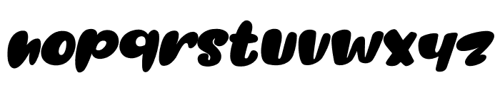 Spooky Gnome Italic Font LOWERCASE