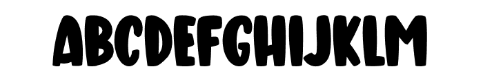 Spooky Gost Font UPPERCASE