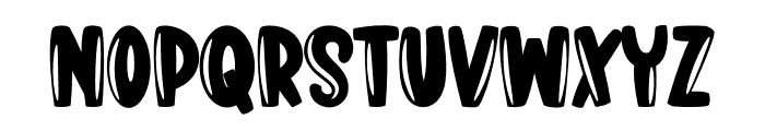 Spooky Gost Font LOWERCASE