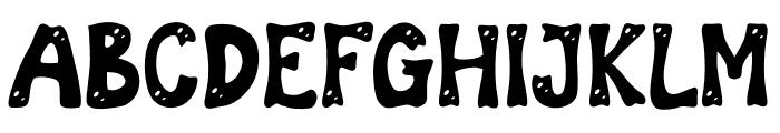 Spooky Laboratory Font UPPERCASE