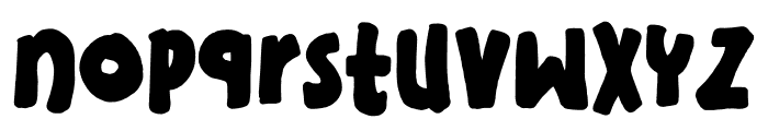 Spooky Lucky Solid Font LOWERCASE