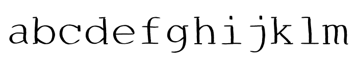 Spooky Medium Font LOWERCASE