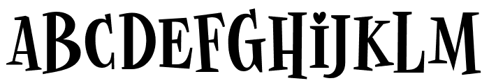 Spooky Midnight Font LOWERCASE