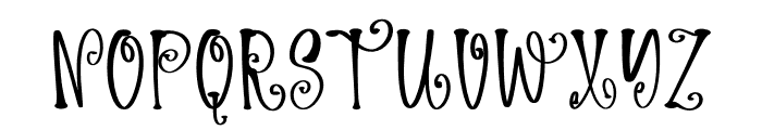 Spooky Night Font LOWERCASE
