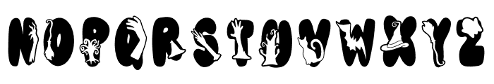 Spooky Ooky Font UPPERCASE