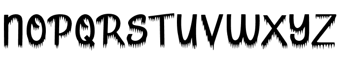 Spooky Phantom Font UPPERCASE