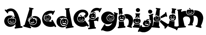 Spooky Pumpkin alternates 2 Regular Font LOWERCASE