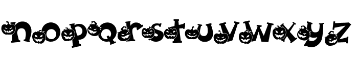 Spooky Pumpkin titling Regular Font LOWERCASE