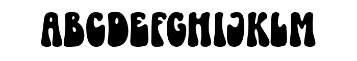 Spooky Rainbow Font UPPERCASE