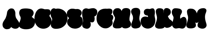 Spooky Santuy Extrude Font UPPERCASE