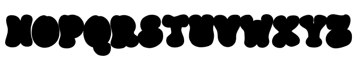 Spooky Santuy Extrude Font LOWERCASE