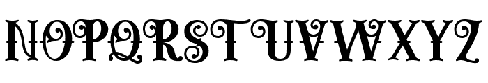 Spooky Serif Regular Font UPPERCASE