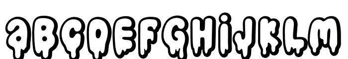 Spooky Shadow Font UPPERCASE