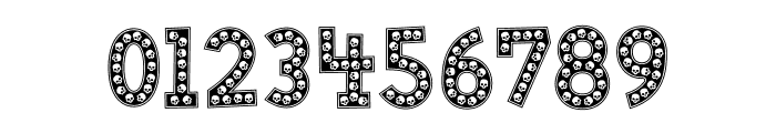 Spooky Skull 1 Font OTHER CHARS