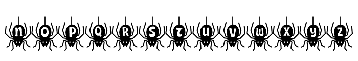 Spooky Spider Font UPPERCASE